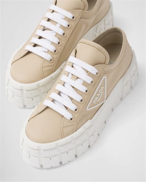 prada re nylon gabardine sneakers.